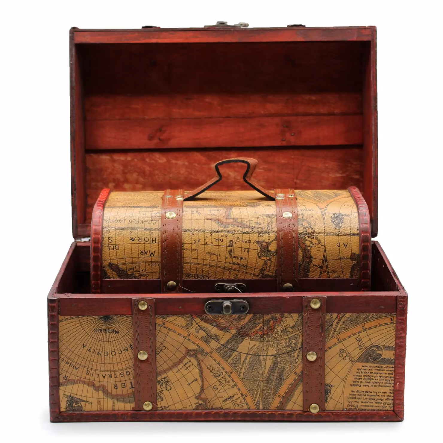 KDMD Old Map Chest Set of 3 in Yellow – 3