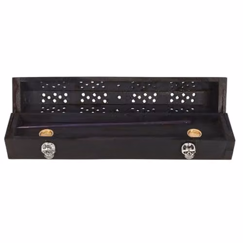 KDMD Walking Dead Anti Incense Box Set in Black, Blue and Silver with Floral Design