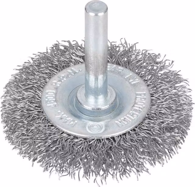 Bluespot Tools Flat Steel Wire Wheel Brush in Silver and Multicolour – 1