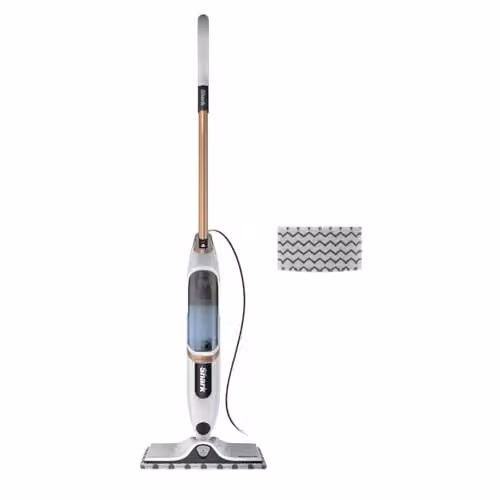 Shark SteamSpot Lightweight Steam Mop with Steam Blaster Technology in White – 1