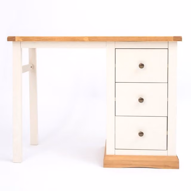 Cabinet Bits Trevi 3 Drawer Dressing Table in White