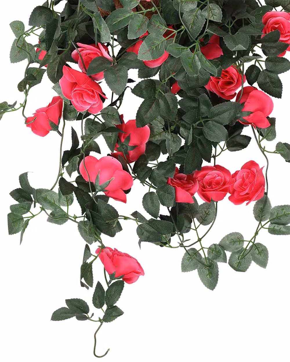 Neel Blue Artificial Rose Garland Vine with 18 Flowers, Length: 110 cm – 2