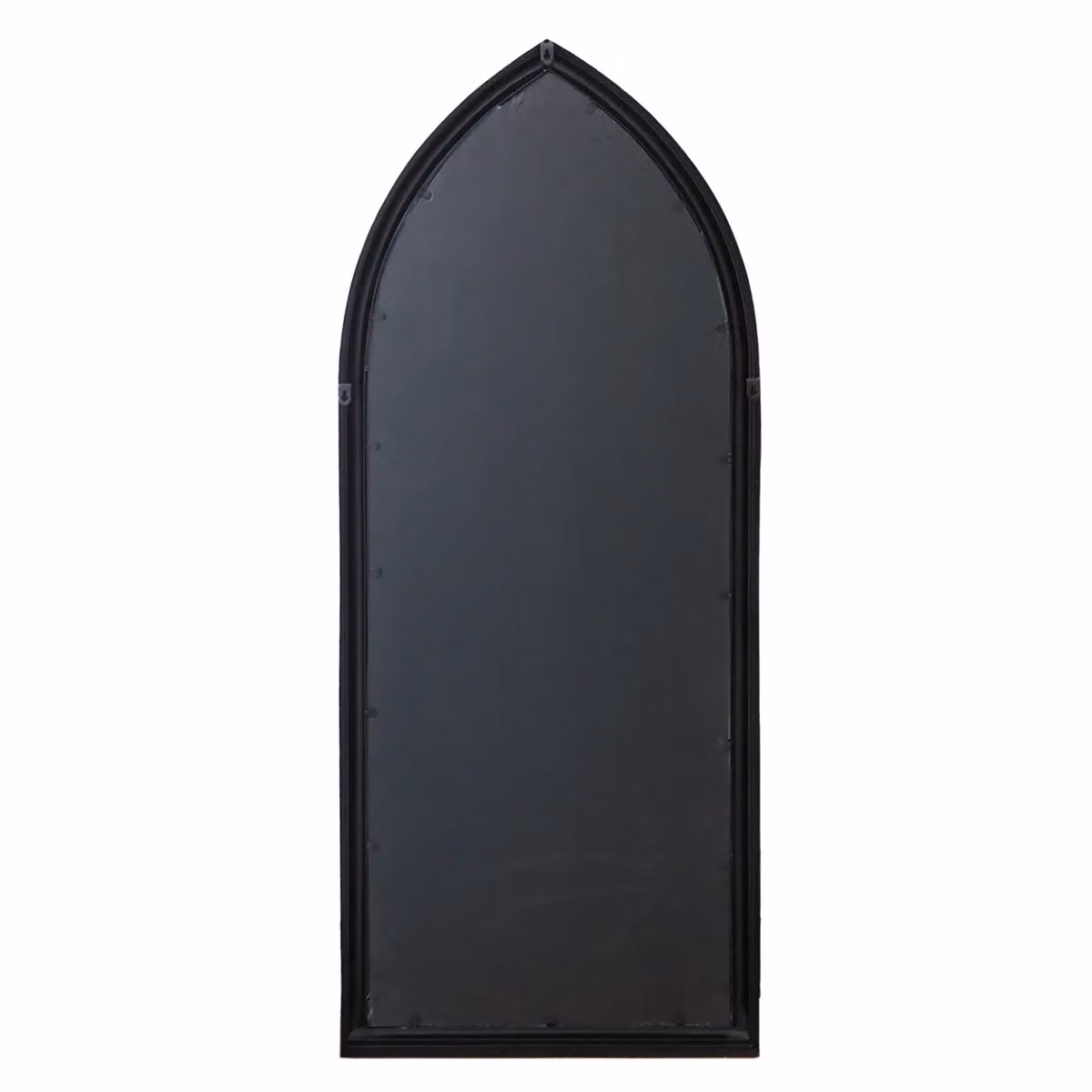 Agenzia 14 Antique Black Arched Metal Frame Window Garden Wall Mirror, H 153 cm x W 60 cm – 4