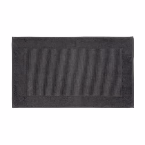 Christy Supreme Cotton Terry Bath Mat, Grey, W/D/H: 50 x 90 x 1 cm – 1