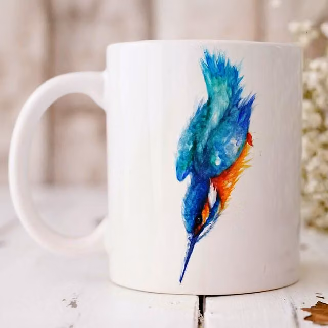 BebesArts Blue and White Mug