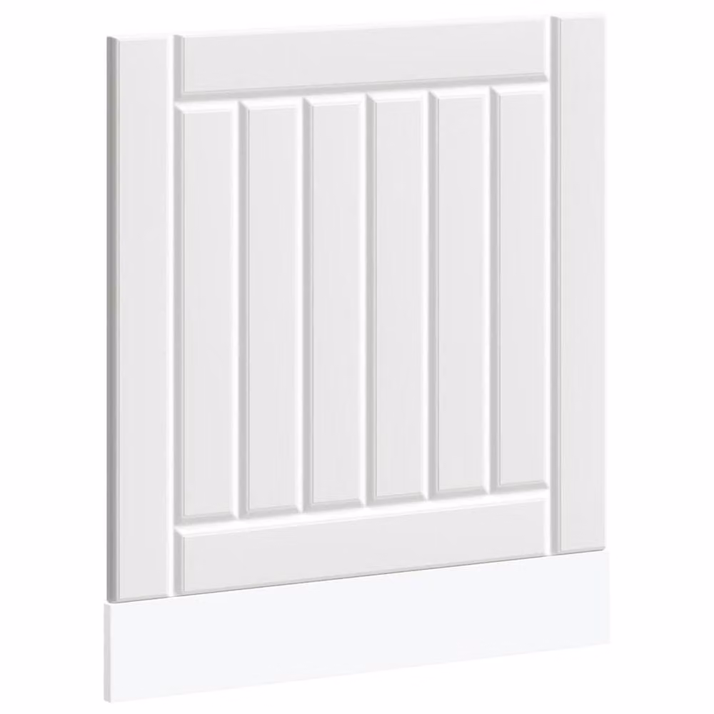 Berkfield Home Lucca White Dishwasher Panel in Engineered Wood – 2
