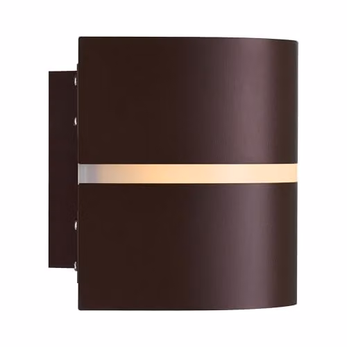 Nordlux Sibelis Modern Outdoor Wall Light, Brown Metal, E27, IP44, H 19.5 x W 12.0 x D 12.0 cm – 2