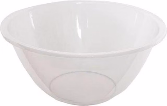 Universal Textiles Transparent Plastic Round Mixing Bowl, 2.3 l