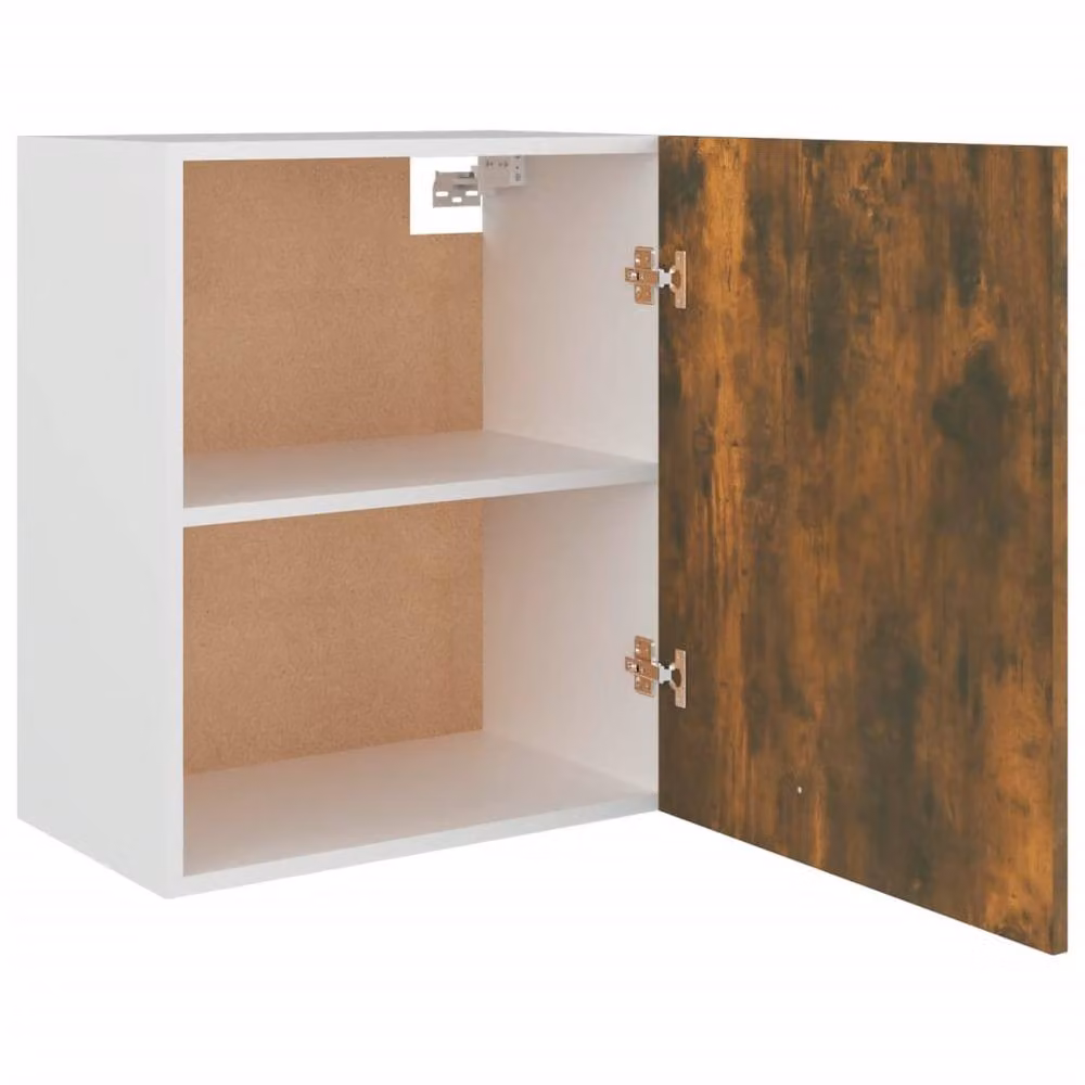 Berkfield Home Smoked Oak Hanging Cabinet in Brown, W/D/H: 50 x 31 x 60 cm – 4