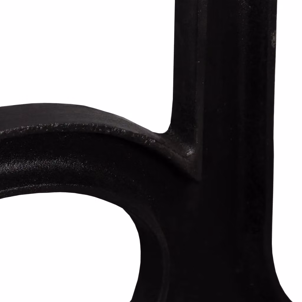 Berkfield Home Arched Base A-Frame Cast Iron Dining Table Legs, 2 Pieces, Black – 5