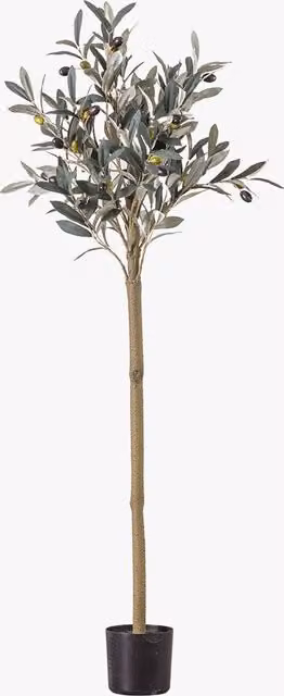 Perch & Parrow Medium Green Faux Olive Tree