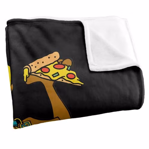 Warner Bros. Scooby Doo Snacks Super Soft Fleece Throw Blanket, Multicolour – 2