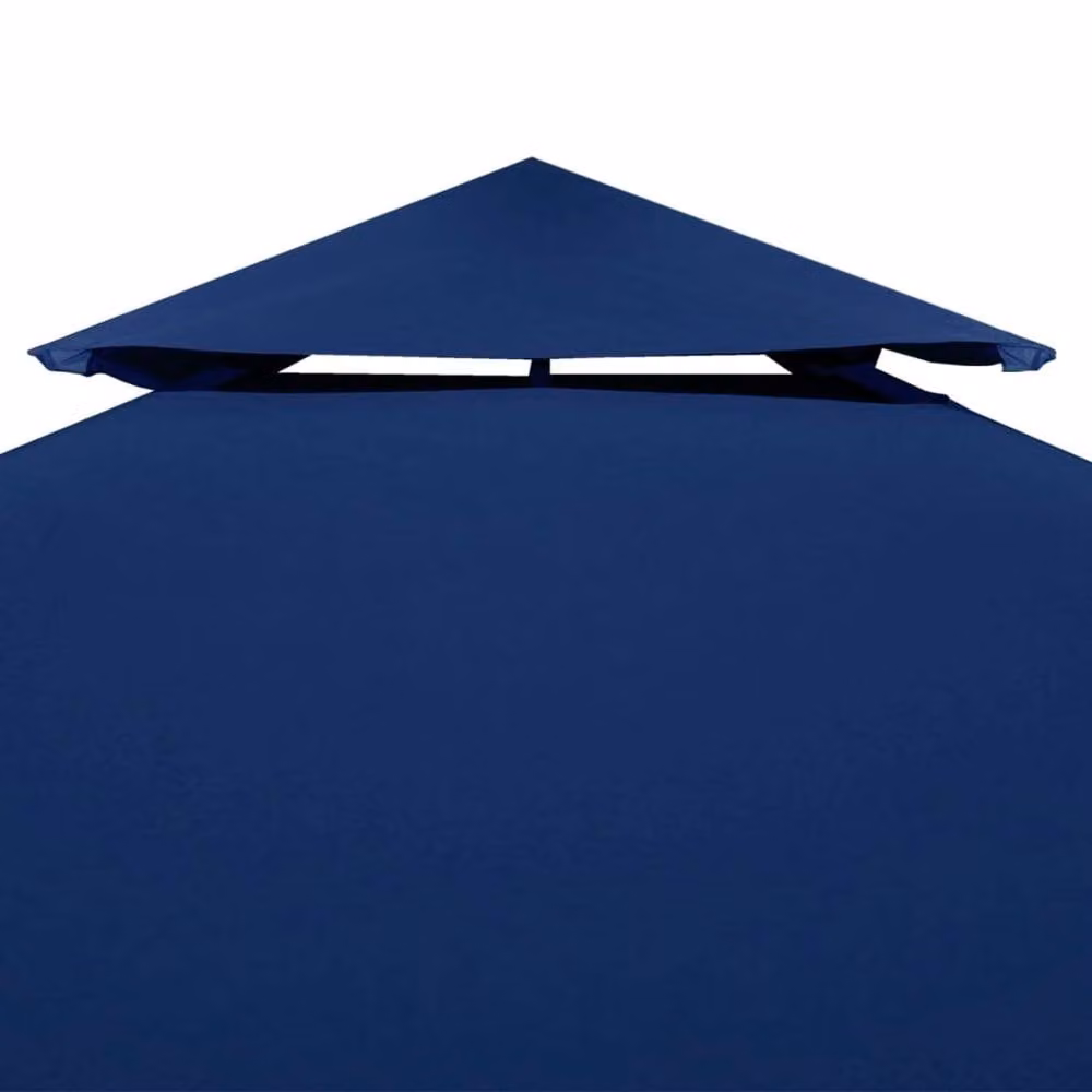 Berkfield Home 2-Tier Gazebo Top Cover in Blue, 4 x 3 m – 3