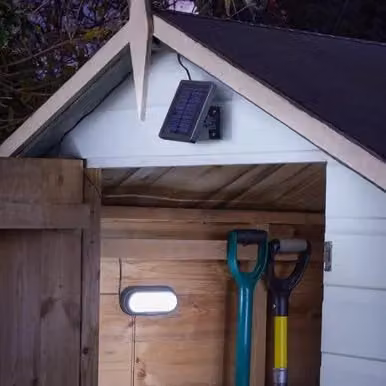 Marco Paul Black Solar Powered LED Shed Light with Pull Cord – 3