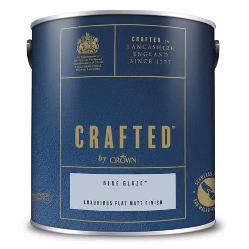 Crown Crafted Matt Emulsion Dispersion Paint, Blue Grey, 2.5L – 4
