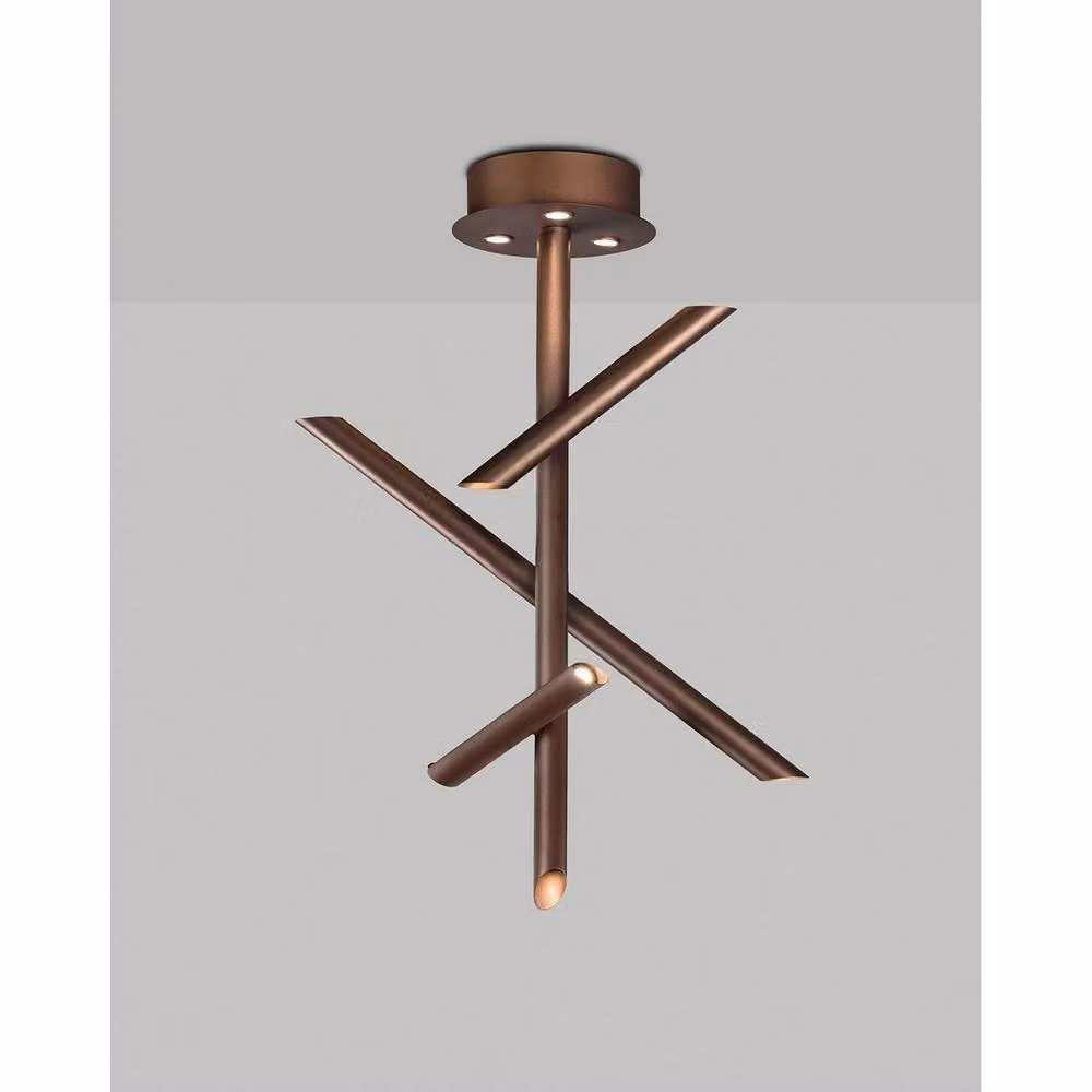 Netlighting Bronze Dimmable LED Ceiling Light, 30W, 3000K, 2700lm – 2
