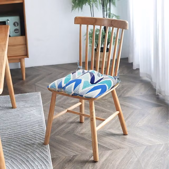 Roseley Square Seat Cushion Pads in Blue