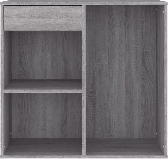 Berkfield Home Elegant Cosmetic Cabinet in Grey Sonoma, W/D/H: 80 x 40 x 75 cm – 1