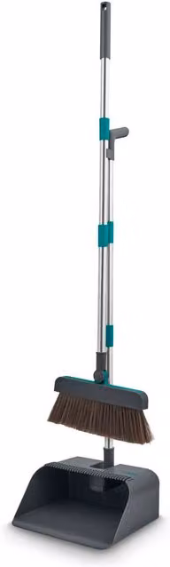 Tower 3 in 1 Dustpan and Brush Set in Grey