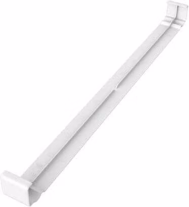 Freefoam White Ogee Fascia Joint Double Ended PVC Board, Length: 60.4 cm