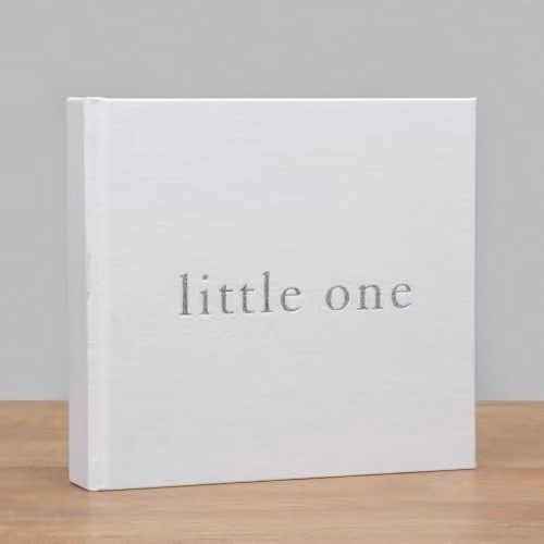 Bambino by Juliana Little One Linen Photo Album in White