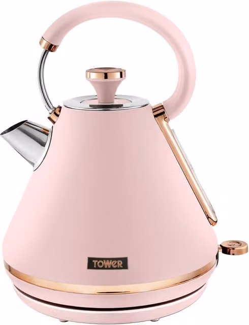 Tower Cavaletto Cordless Kettle 1.7L 3kW in Pink and Gold – 1