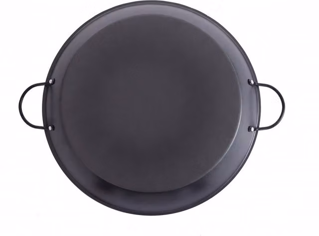 Oypla Black Non Stick Carbon Steel Paella Cooking Pan