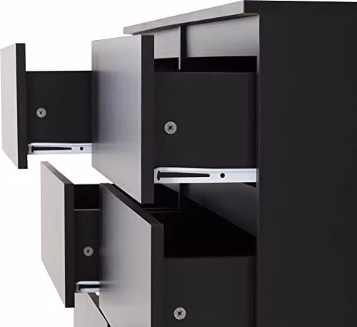 Seconique Malvern 8 Drawer Chest in Black – 4
