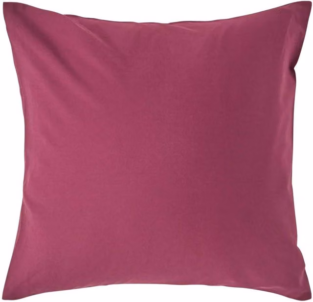 Homescapes 200 Thread Count Egyptian Cotton Percale Housewife Pillowcase, Purple, W: 40 cm