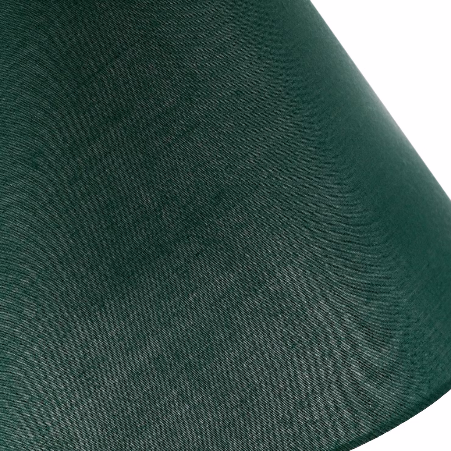Happy Homewares Traditional Cotton Coolie Lampshade in Dark Green, Diameter: 30.48 cm – 4