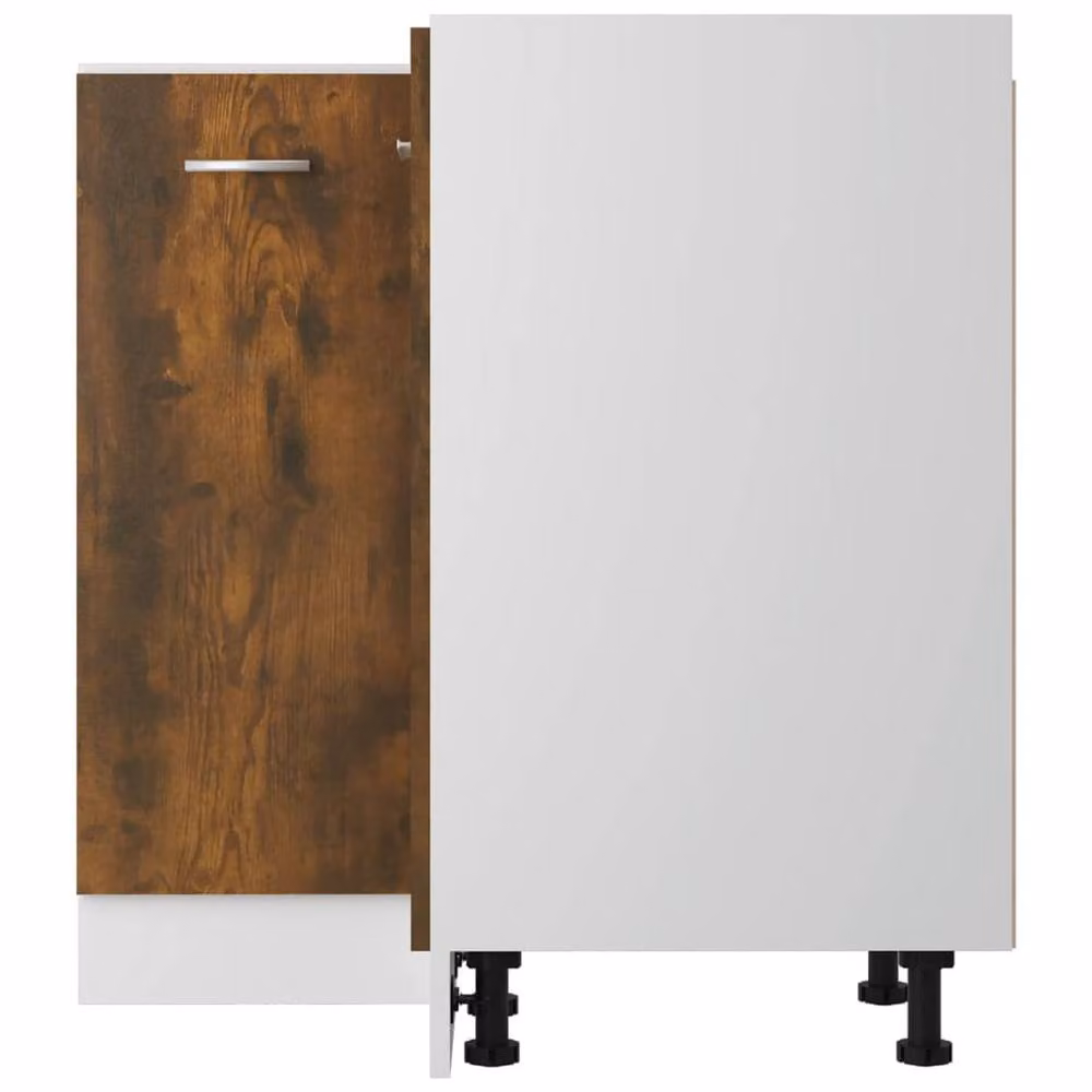 Berkfield Home Modern Kitchen Cabinet in Smoked Oak Brown, W/D/H: 75.5 x 2.0 x 75.5 cm – 4