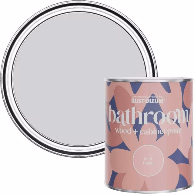 Rust-Oleum Matt Bathroom Wood and Cabinet Paint, Lilac Rhapsody, 750ml