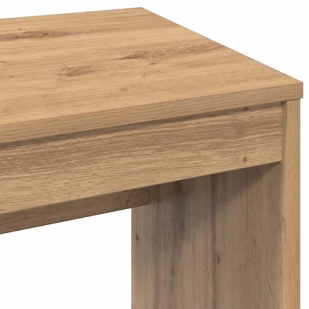Berkfield Home Modern Artisan Oak Writing Desk in Brown, W/D/H: 90 x 40 x 72 cm – 3
