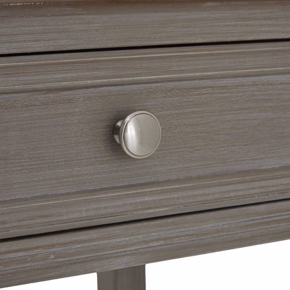 Lemon Pavilion Furniture and Decor The Serene Collection Four Drawer Console Table in Grey, W: 160 cm, D: 40 cm, H: 86 cm – 4