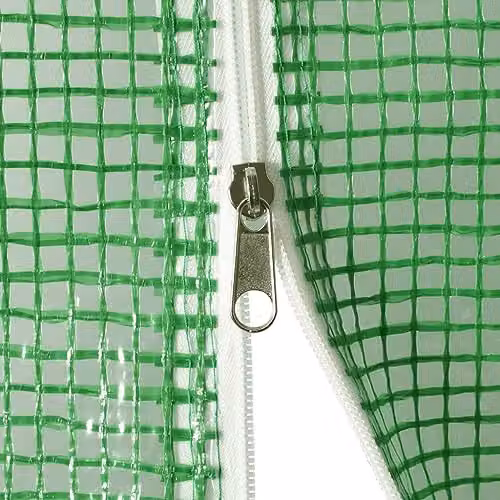 vidaXL Greenhouse with Steel Frame in Green, W/D/H: 8 x 4 x 2 m – 3