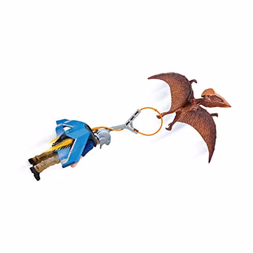 Schleich Dinosaurs Jetpack Chase Multicolour Toy Set – 1