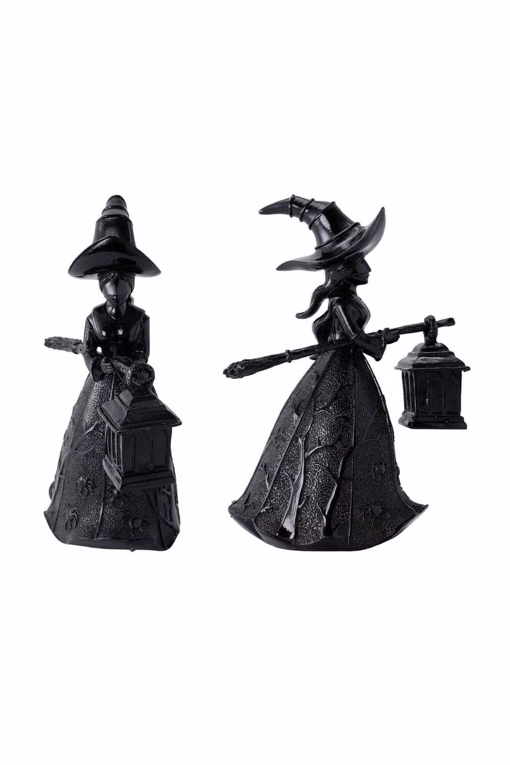 ExtraStar Halloween Witch Table Lamp with Broomstick and Lantern in Multicolour – 3