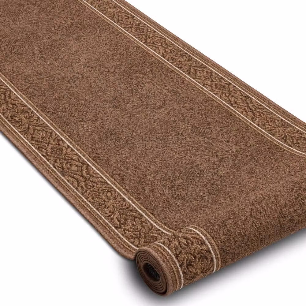 RugsX Sttropez Anti-Slip Runner in Brown, W: 100 cm, L: 190 cm – 2