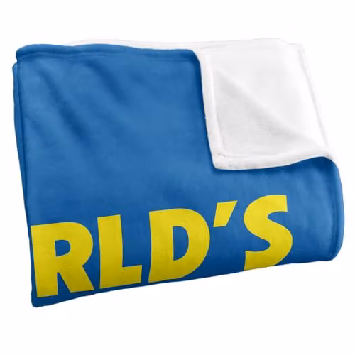 LOGOVISION Superman Worlds Greatest Dad Super Soft Silky Touch Fleece Throw Blanket, Multicolour, W/D/H: 91 x 147 cm – 2