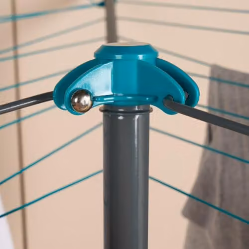 OHS 3 Arm Steel Rotary Washing Line with Tripod in Grey – 4