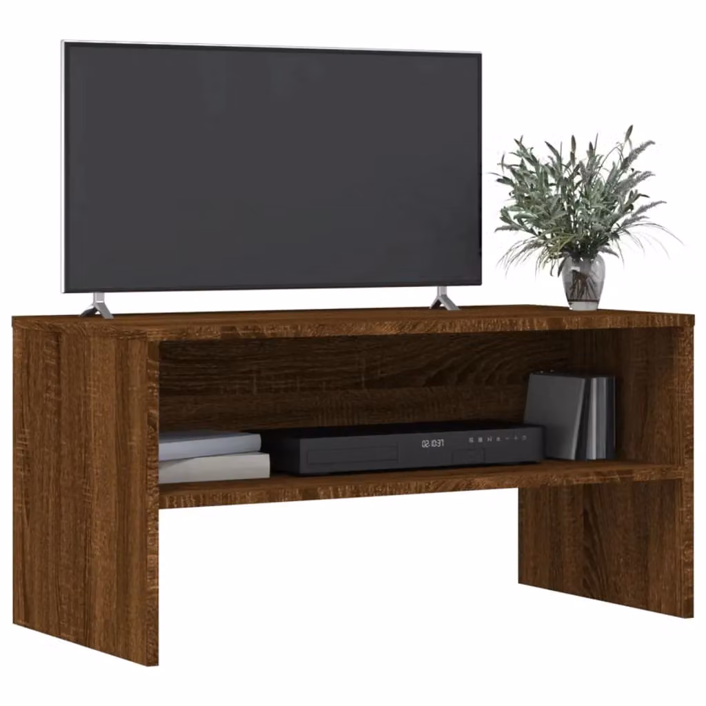 Berkfield Home Modern Brown Oak TV Cabinet W/D/H: 80 x 40 x 40 cm – 3