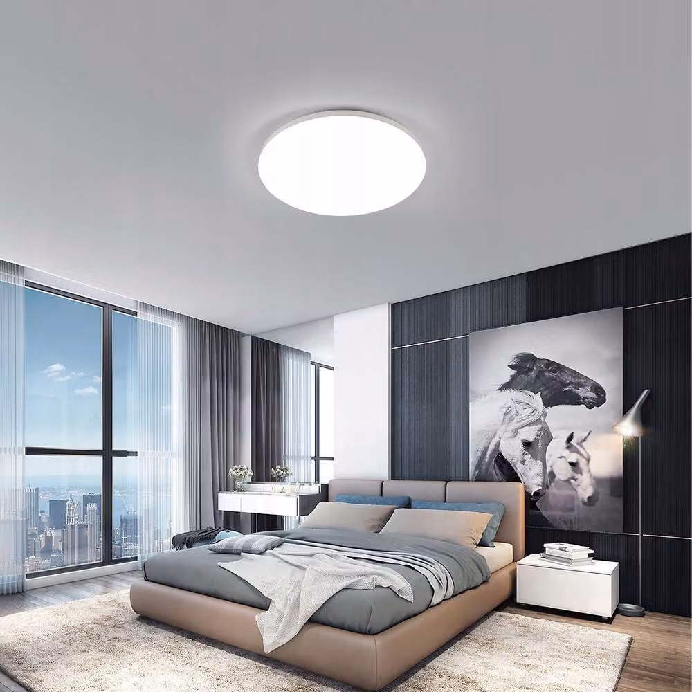 COMELY 24W LED Round Ceiling Light in White, IP44 Waterproof Modern Downlight – 2