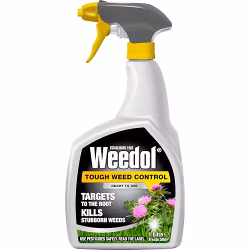 Weedol Tough Weedkiller Ready to Use Lawn Weed Control, 1 l