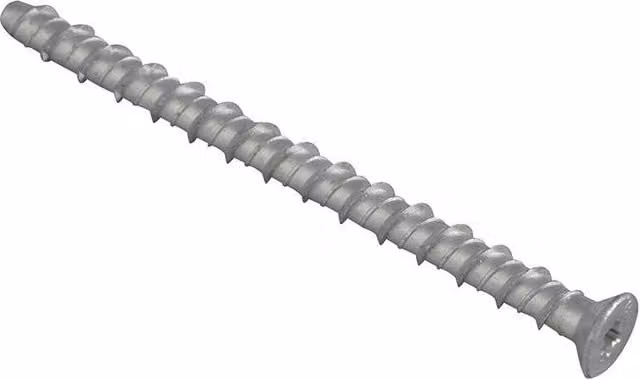 Forgefix Lightning Bolt CSK/Torx Compatible Head M6 x 100mm, Silver (Pack of 10)