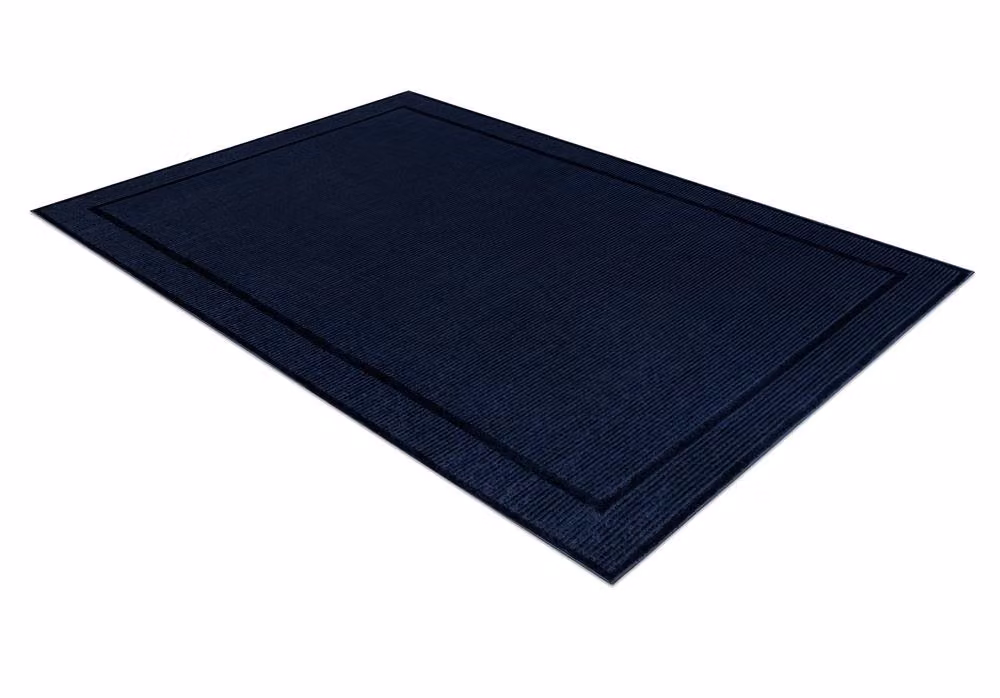 RugsX Aura Blue Geometric Minimalist Rectangular Rug, W: 140 cm, D: 190 cm – 3