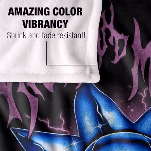 LOGOVISION Rick and Morty Rick Sanchez Super Soft Fleece Throw Blanket, Multicolour, W: 152 cm, D: 127 cm – 3