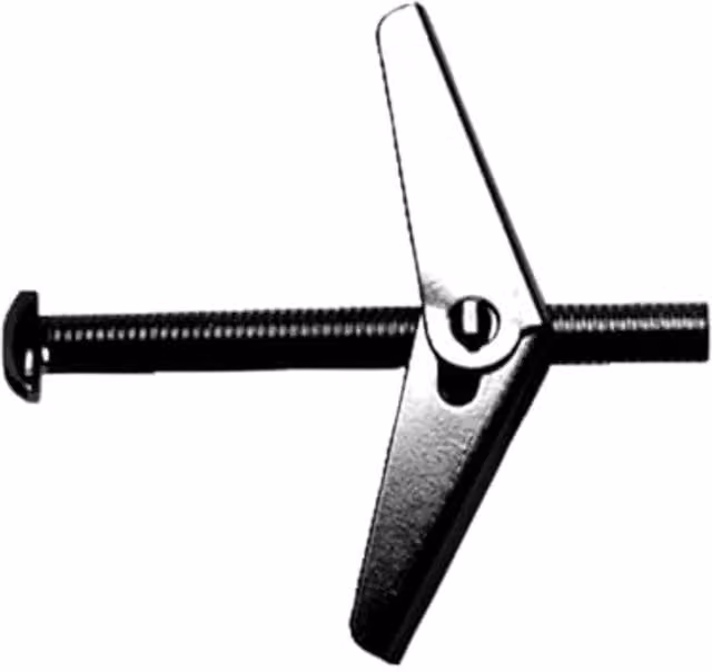 Masonmate Spring Toggle and Screw M5 x 100mm, Grey (Pack of 50)
