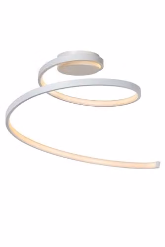 Lucide Maxence Dimmable LED Flush Ceiling Light, White, Diameter: 46 cm – 1