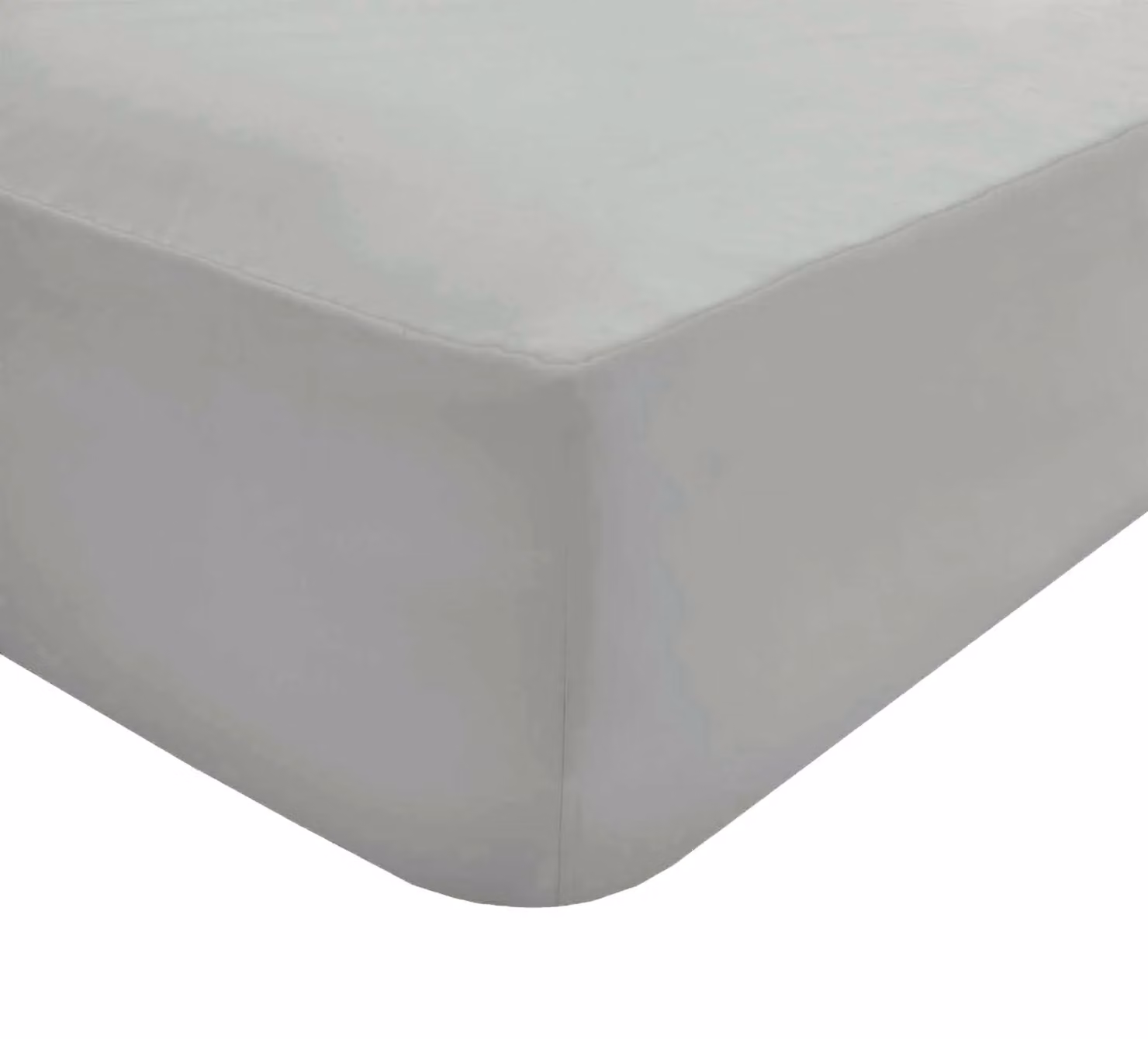 Smart Living King Size Polycotton Non-Iron Easy Care Fitted Bedsheet, Grey, Depth: 32 cm – 2