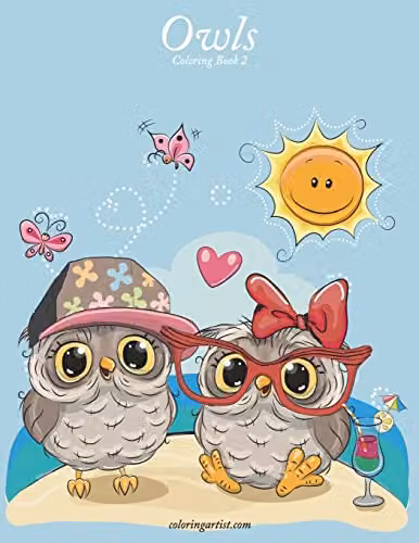 Owls Coloring Book 2: Volume 2 by Createspace, Multicolour